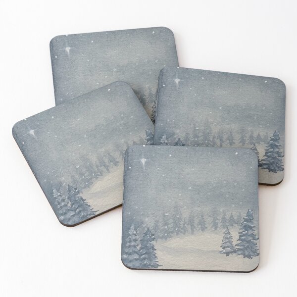 Item preview, snowy winter scene  designed and sold by littletillybird.