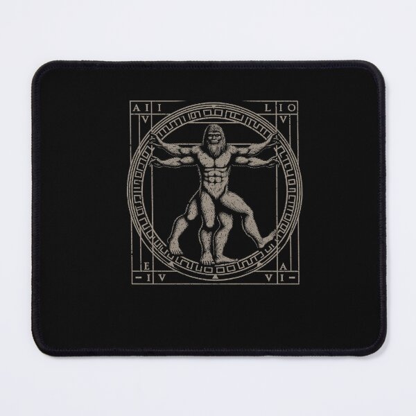 Item preview, Bigfoot Vitruvian Man Funny Sasquatch Art designed and sold by Dressed For Duty.
