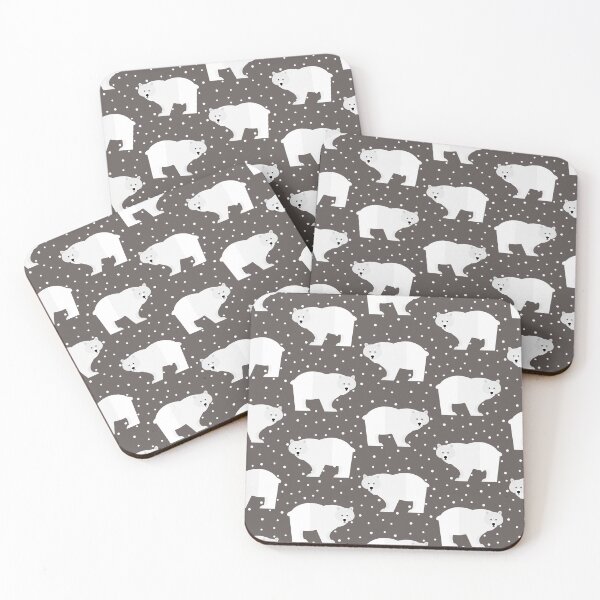 Item preview, Polar bears on grey designed and sold by reneesillus.