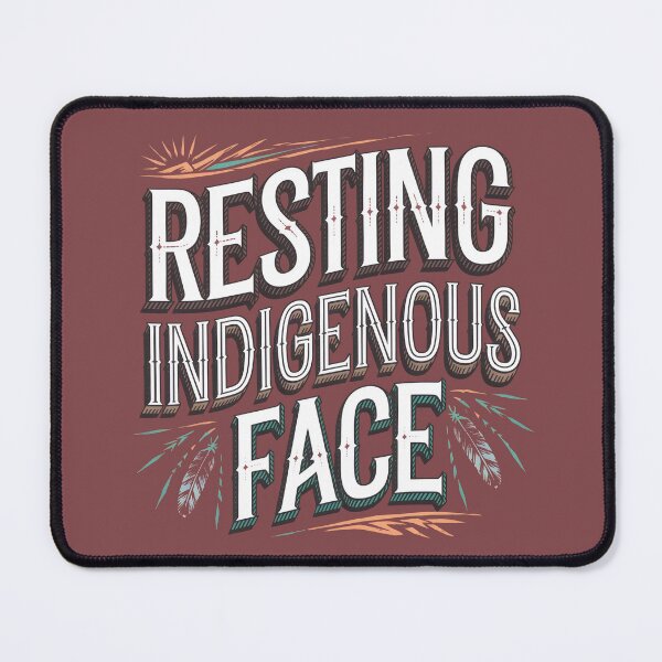 Item preview, Resting Indigenous Face designed and sold by AniArtPL.