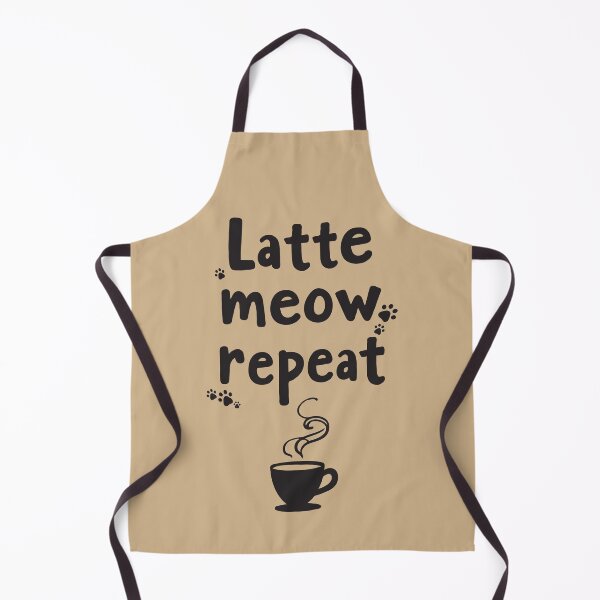 Item preview, Latte Meow Repeat. Cup of Coffee With a Cats Paws designed and sold by twisted-dot.