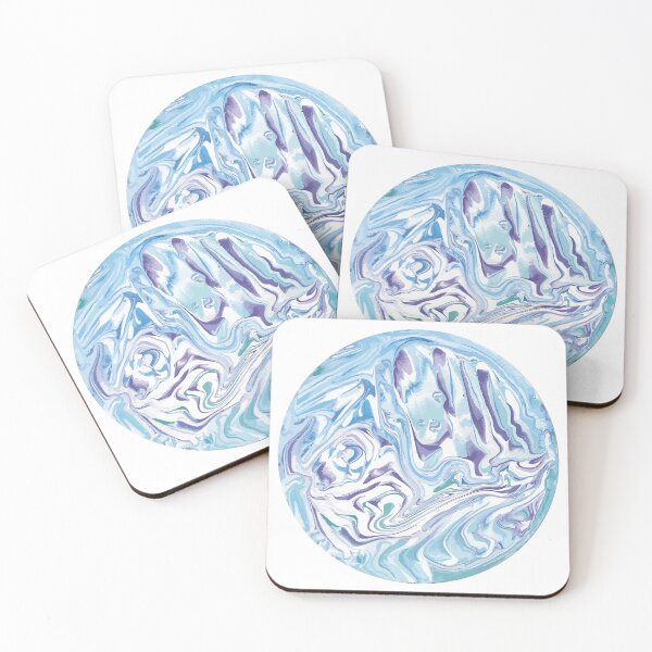 Item preview, Fluid art circle designed and sold by alina-k-design.
