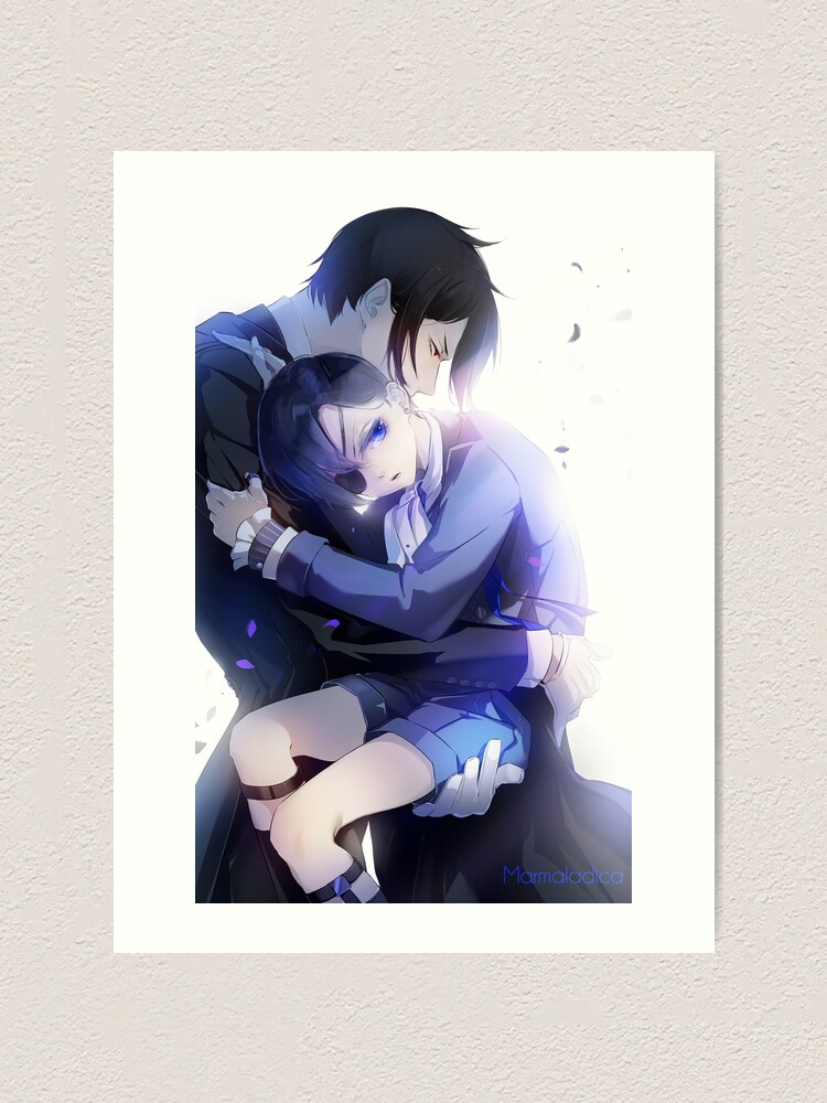 Black Butler Sebastian X Ciel Art Print By Marmaladica Redbubble