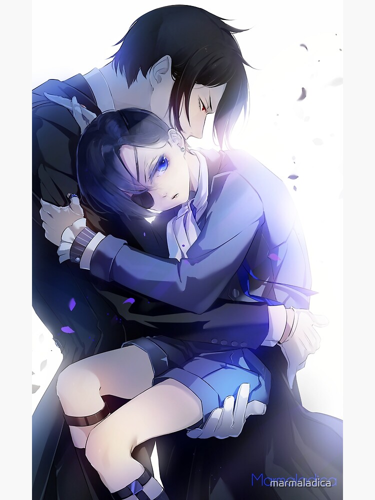 Black Butler Sebastian X Ciel Greeting Card By Marmaladica