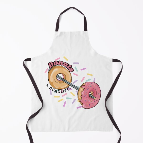 Item preview, Donuts & Deadlifts White designed and sold by BirdseyDesigns.
