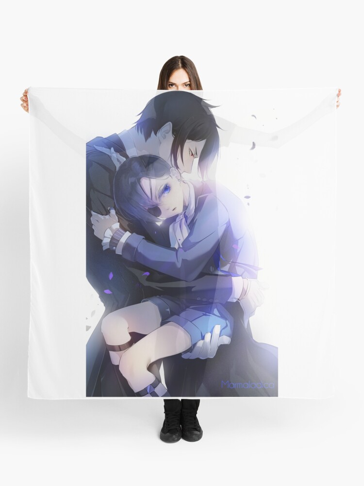 Black Butler Sebastian X Ciel Scarf By Marmaladica Redbubble