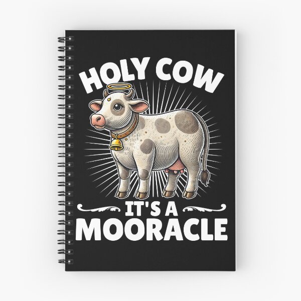 Item preview, Holy Cow It's A Mooracle Cow designed and sold by MaxOutDesign.
