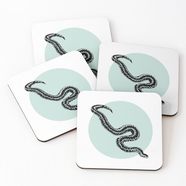 Item preview, Detailed drawing of a snake designed and sold by alina-k-design.