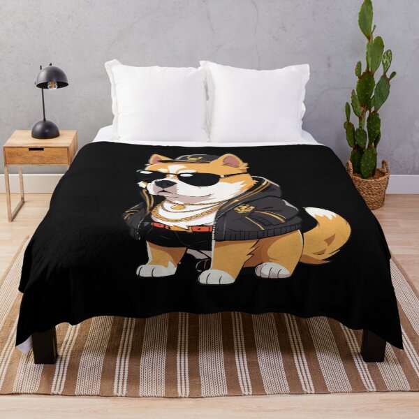 Item preview, Shiba Inu gángster designed and sold by Getup-clothing.