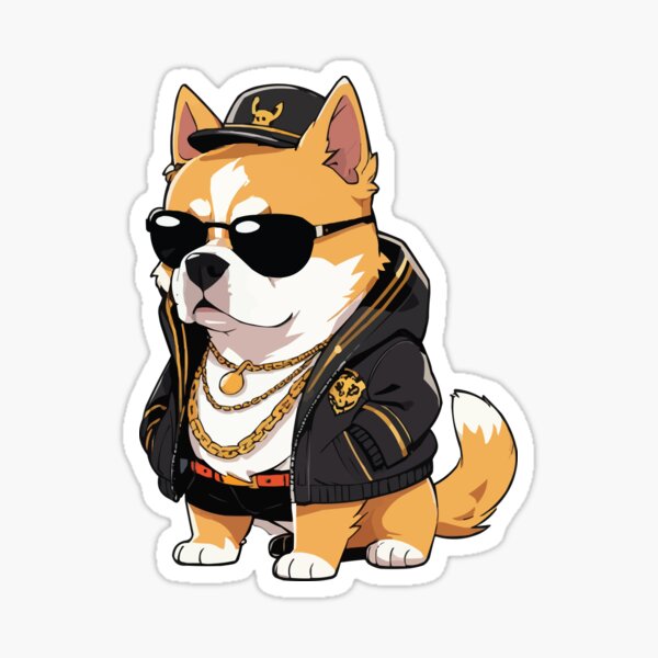 Item preview, Gangster Shiba Inu designed and sold by Getup-clothing.