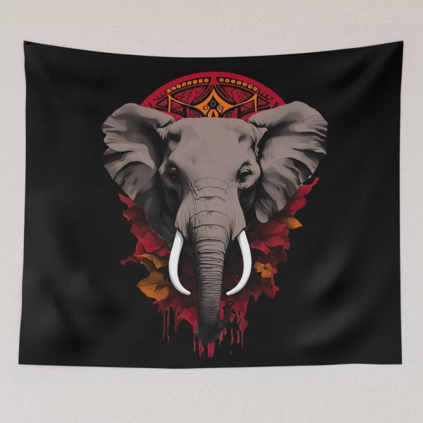 Item preview, African elephant designed and sold by Buda--Vibes.