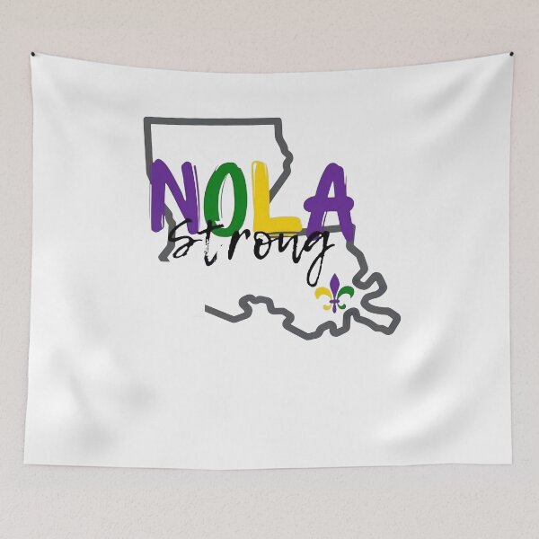Item preview, NOLA Strong New Orleans French Quarter designed and sold by DreamyNature.