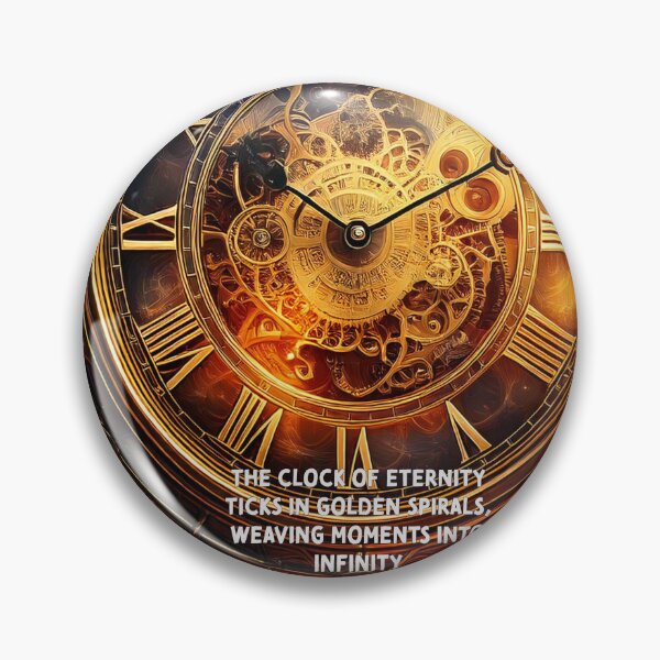 Item preview, Golden Timekeeper - Poetry Fantasy Art Work designed and sold by Unwind-Art-Work.