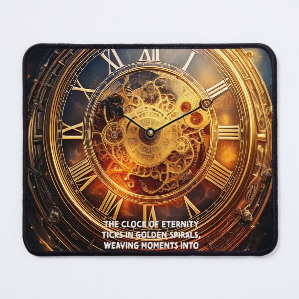 Item preview, Golden Timekeeper - Poetry Fantasy Art Work designed and sold by Unwind-Art-Work.