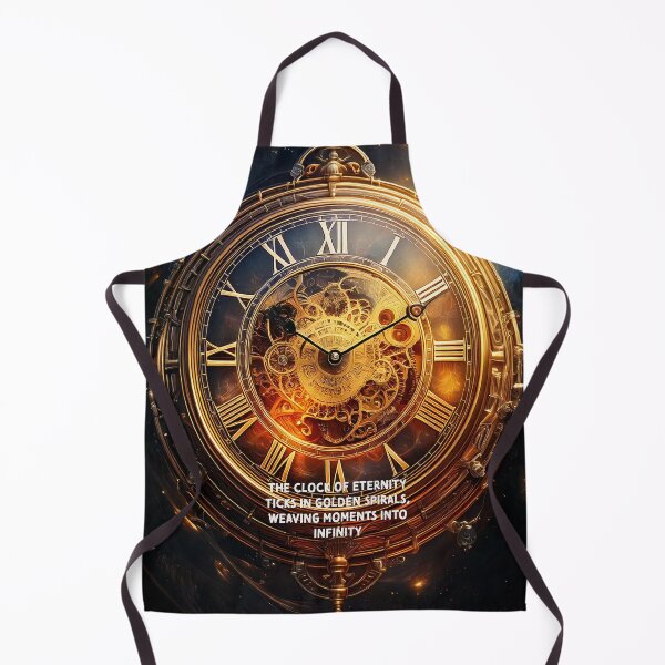 Item preview, Golden Timekeeper - Poetry Fantasy Art Work designed and sold by Unwind-Art-Work.