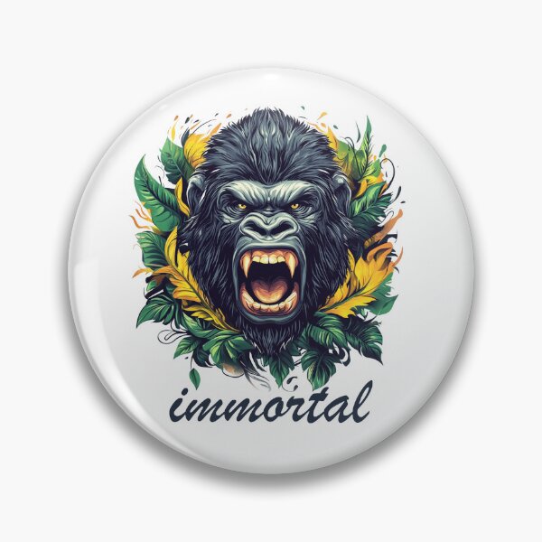 Item preview, Immortal Gorilla Artwork – Bold Statement Design designed and sold by AbderraimArt.