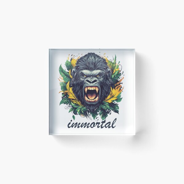Item preview, Immortal Gorilla Artwork – Bold Statement Design designed and sold by AbderraimArt.