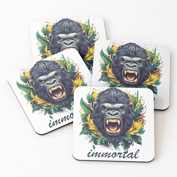 Item preview, Immortal Gorilla Artwork – Bold Statement Design designed and sold by AbderraimArt.