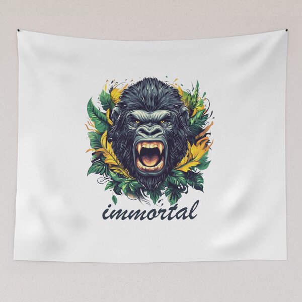 Item preview, Immortal Gorilla Artwork – Bold Statement Design designed and sold by AbderraimArt.