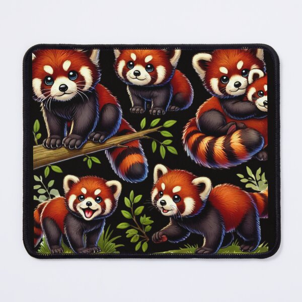 Item preview, Adorable Red Pandas in Playful Poses designed and sold by DamioPolArt.