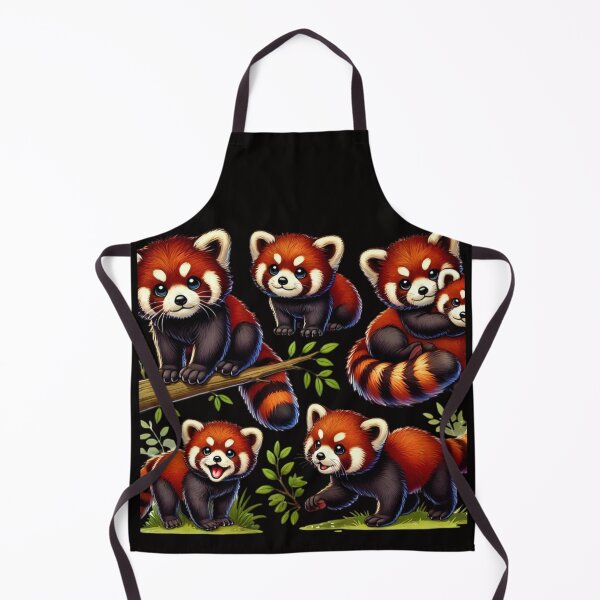 Item preview, Adorable Red Pandas in Playful Poses designed and sold by DamioPolArt.