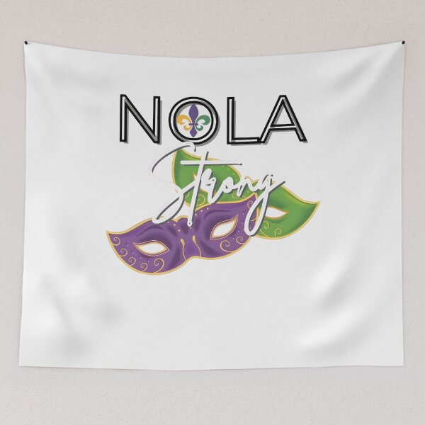 Item preview, Nola Strong New Orleans Mardi Gras designed and sold by DreamyNature.