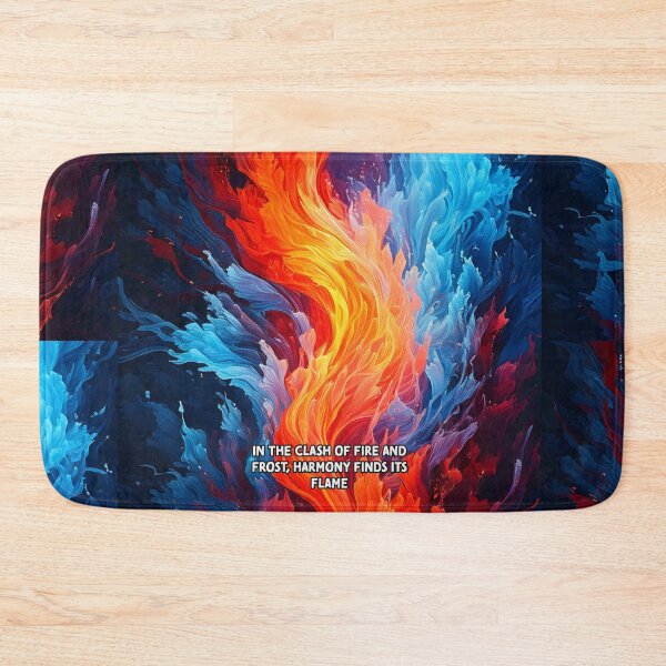 Item preview, Fire and Frost - Poetry Fantasy Art Work designed and sold by Unwind-Art-Work.