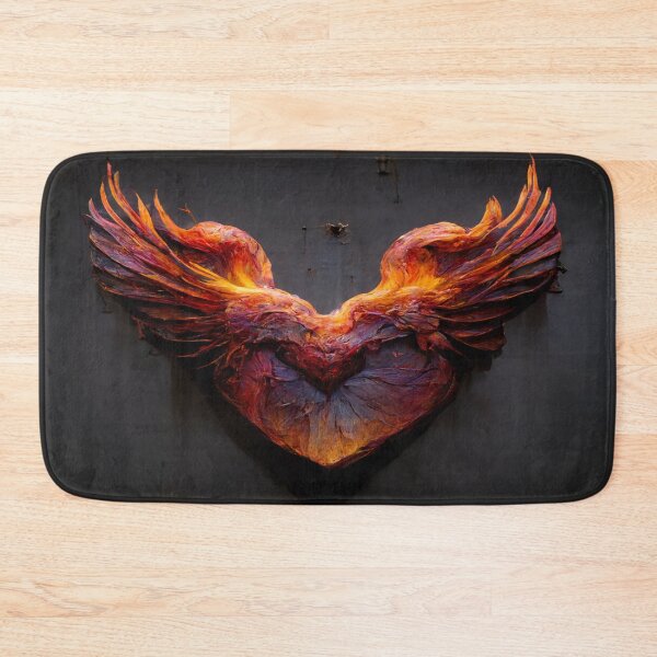 Item preview, Flaming Heart Art  /  Flame Heart Unwind Designs designed and sold by Unwind-Art-Work.