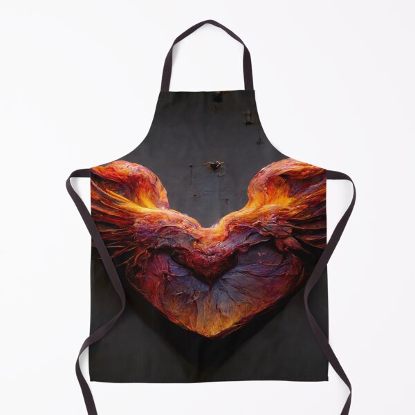 Item preview, Flaming Heart Art / Flame Heart Unwind Designs designed and sold by Unwind-Art-Work.