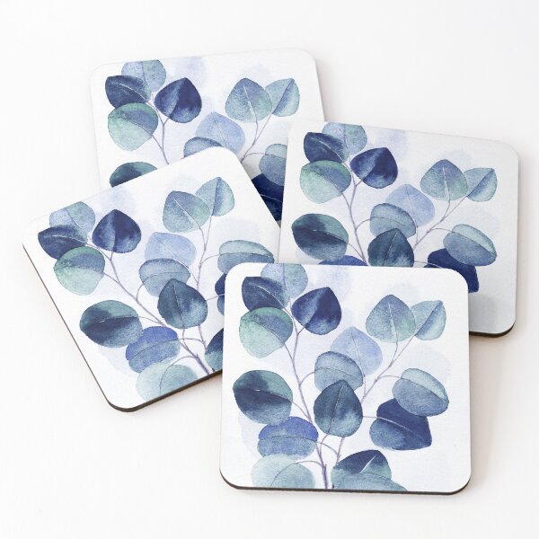 Item preview, Blue eucalyptus,watercolor plant designed and sold by Myartspace.