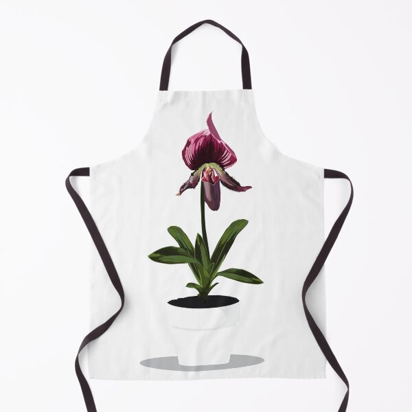 Item preview, Potted tropical violet orchid in Flowerpot.  designed and sold by MatyKotiv.