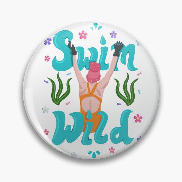 Item preview, Wild Swimming, Nature Swim, Cold Water Swimming Aesthetic Flower Nature Design designed and sold by Summer Johnson.