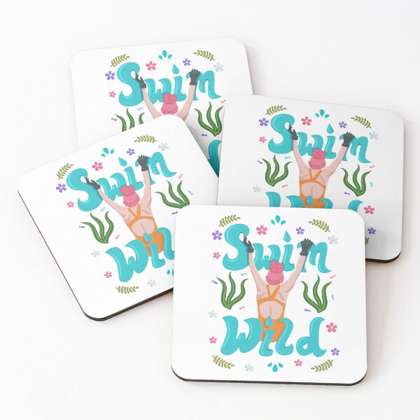 Item preview, Wild Swimming, Nature Swim, Cold Water Swimming Aesthetic Flower Nature Design designed and sold by Summer Johnson.