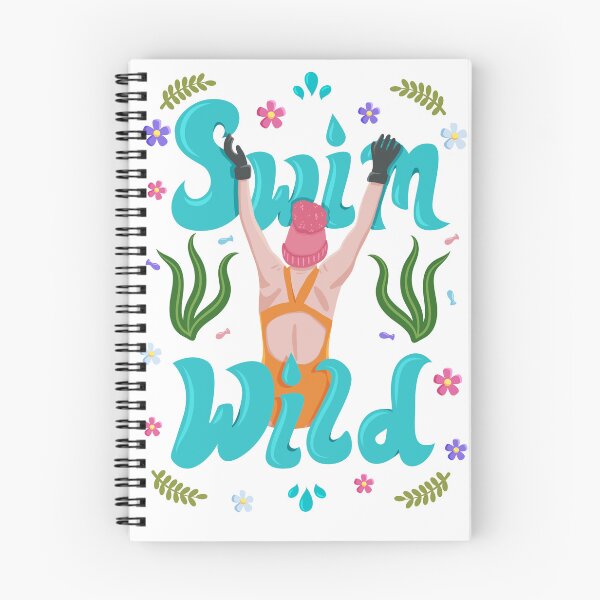 Item preview, Wild Swimming, Nature Swim, Cold Water Swimming Aesthetic Flower Nature Design designed and sold by Summer Johnson.
