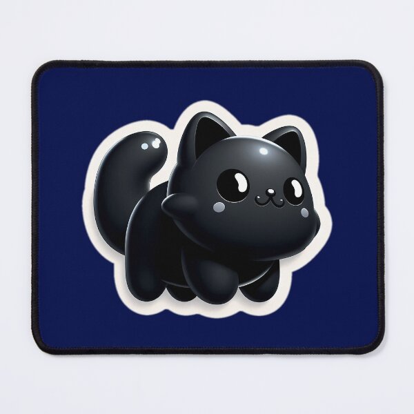 Item preview, Cute black cat designed and sold by Giuseppe Cammino.