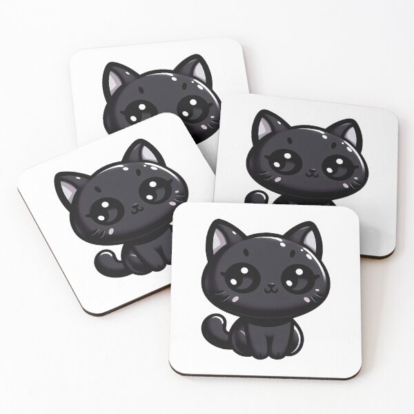 Item preview, Cute black cat designed and sold by Giuseppe Cammino.