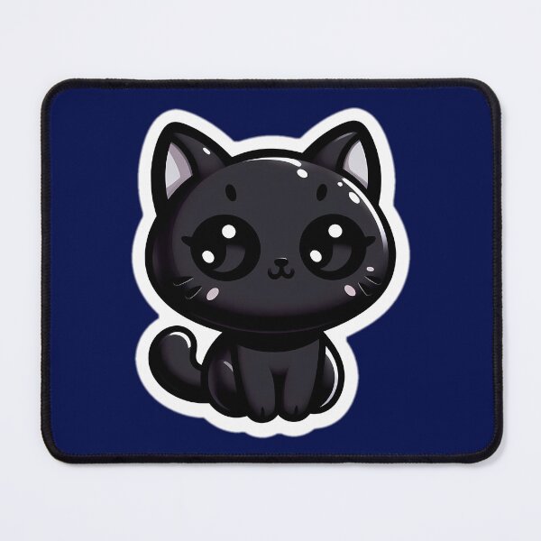 Item preview, Cute black cat designed and sold by Giuseppe Cammino.