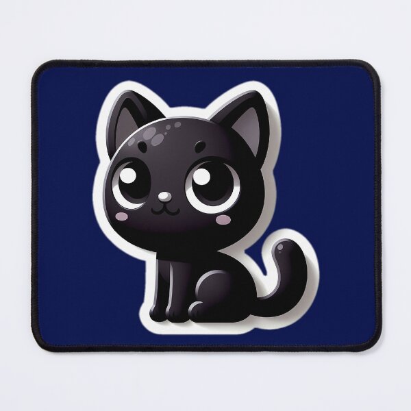 Item preview, Cute black cat designed and sold by Giuseppe Cammino.
