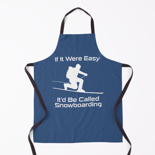 Item preview, If It Were Easy It'd Be Called Snowboarding Telemark Skiing designed and sold by Esskay Designs.