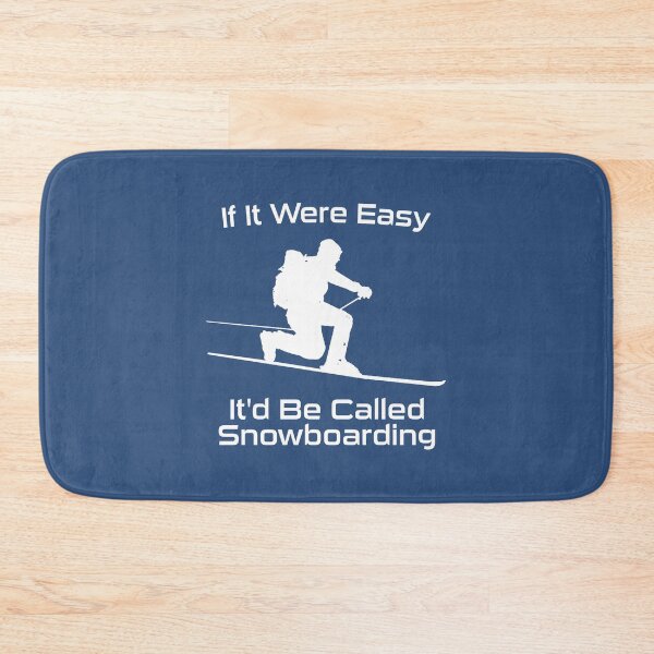Item preview, If It Were Easy It'd Be Called Snowboarding Telemark Skiing designed and sold by Esskay Designs.