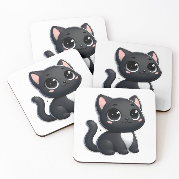 Item preview, Cute black cat designed and sold by Giuseppe Cammino.