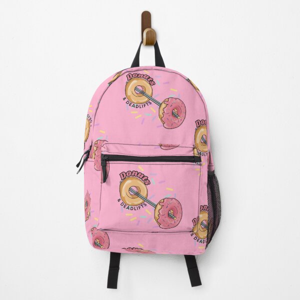 Item preview, Donuts & Deadlifts (Pink) designed and sold by BirdseyDesigns.