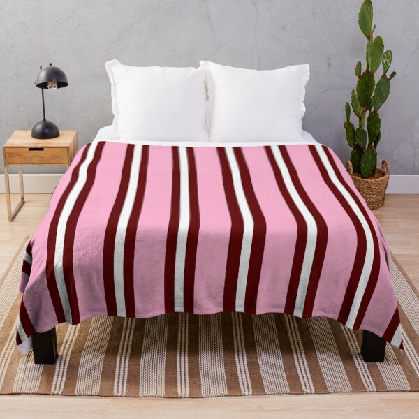 Item preview, Burgundy and Pink Stripes Pattern designed and sold by OneThreeSix.