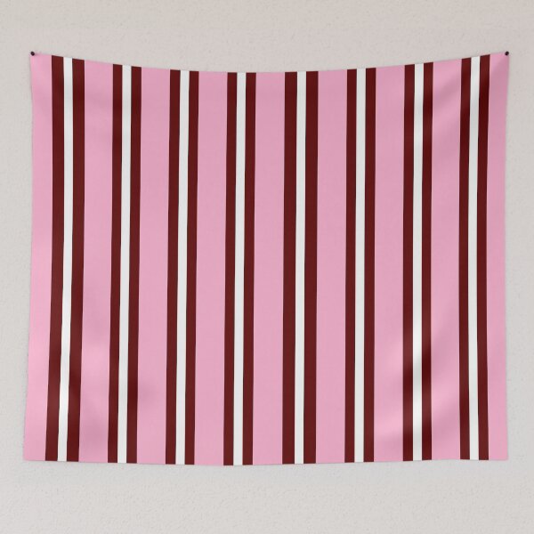 Item preview, Burgundy and Pink Stripes Pattern designed and sold by OneThreeSix.