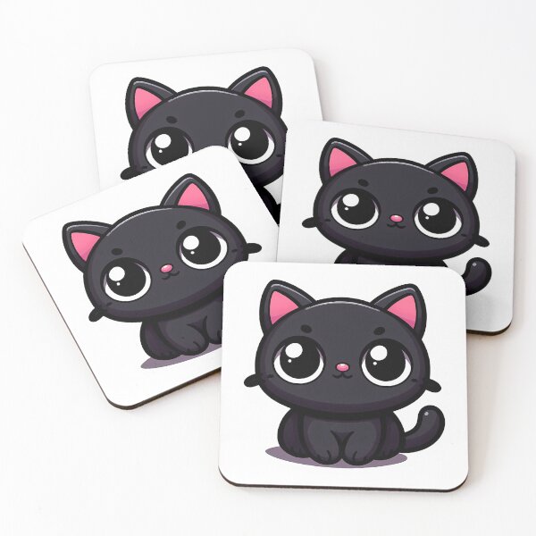 Item preview, Cute black cat designed and sold by Giuseppe Cammino.