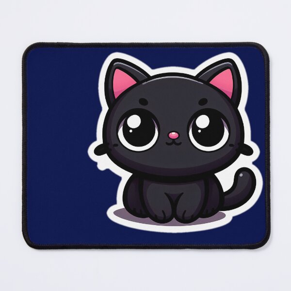 Item preview, Cute black cat designed and sold by Giuseppe Cammino.