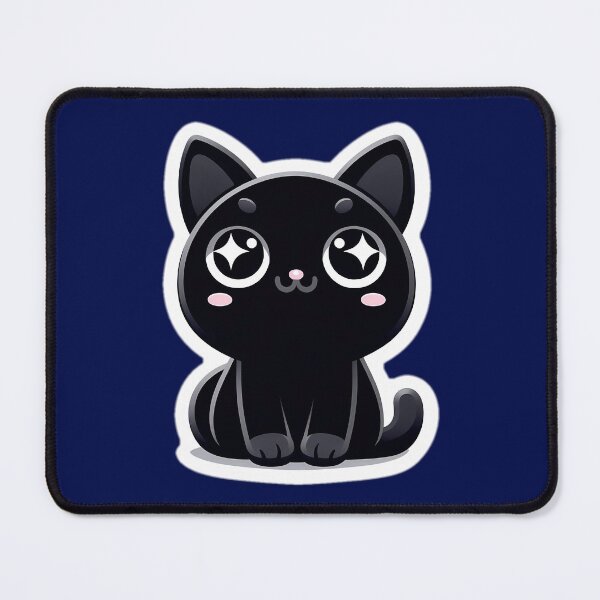 Item preview, Cute black cat designed and sold by Giuseppe Cammino.