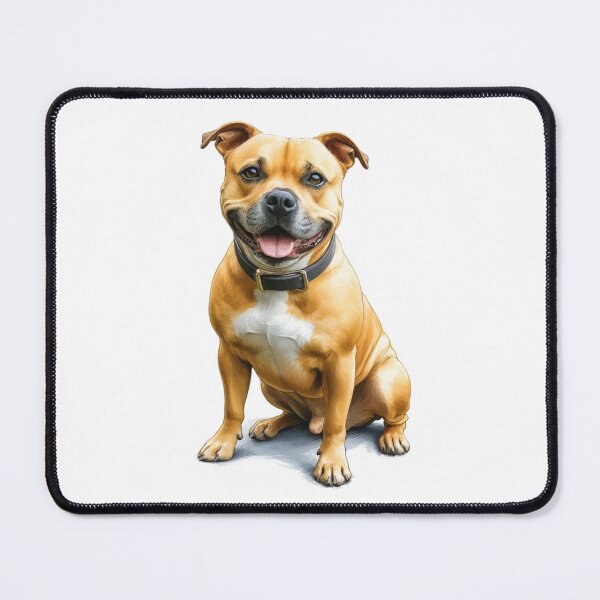 Item preview, Golden Staffy Portrait designed and sold by MaedK.