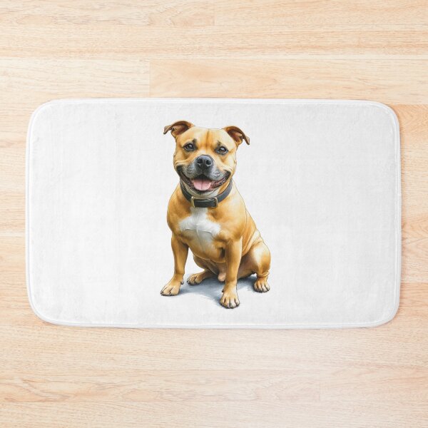 Item preview, Golden Staffy Portrait designed and sold by MaedK.
