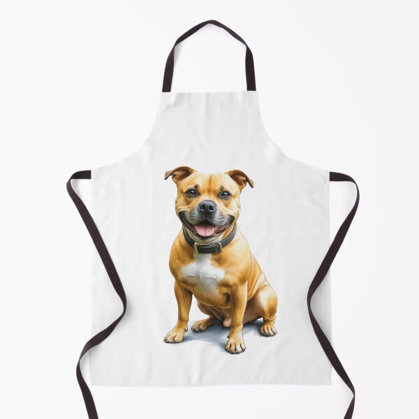 Item preview, Golden Staffy Portrait designed and sold by MaedK.